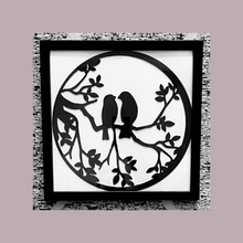 Load image into Gallery viewer, Love Birds  |  Vinyl Record Wall Art  |  Vinyl Revamp