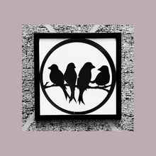 Load image into Gallery viewer, Four Birds  |  Vinyl Record Wall Art  |  Vinyl Revamp
