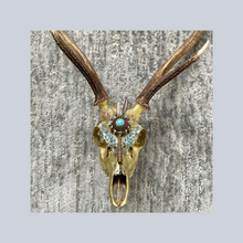 Load image into Gallery viewer, ‘Persian Turquoise’ | Adorned Antlers | Lisa Hoskins