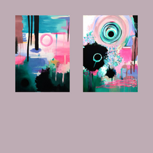 Load image into Gallery viewer, ‘The Breach’ | Abstract Diptych | Jordan Harcourt-Hughes