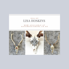 Load image into Gallery viewer, ‘Mariposa’s Delight’ | Adorned Antlers | Lisa Hoskins
