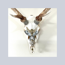 Load image into Gallery viewer, “Emerald Phoenix” | Adorned Antlers | Lisa Hoskins