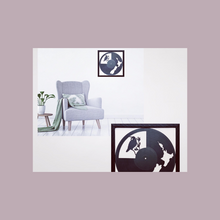 Load image into Gallery viewer, NZ Map & Tui | Vinyl Record Wall Art | Vinyl Revamp