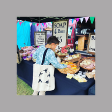 Load image into Gallery viewer, 'Tui Flight Path' | Gusset Tote Bag | HDNZ