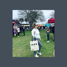 Load image into Gallery viewer, 'Huia Kiss Kiss Kiss' | Gusset Tote Bag | HDNZ