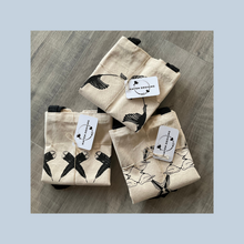 Load image into Gallery viewer, 'Piwakawaka Flock' | Gusset Tote Bag | HDNZ