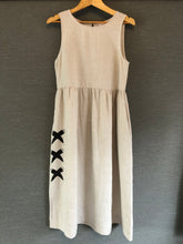 Load image into Gallery viewer, Huia Kiss Kiss Kiss | Natural 2 pocket ‘LadyDoll’ Dress | HDNZ