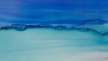 Load image into Gallery viewer, ‘Blue Horizon’ | Framed Ink Art | Limitless Abstracts