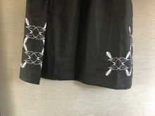 Load image into Gallery viewer, Piwakawaka Flock | Black 2 Pocket ’LadyDoll’ Dress | HDNZ