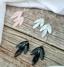 Load image into Gallery viewer, Faux Stone Petal | Hoop Earrings | Arias Design Co