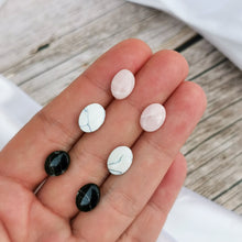 Load image into Gallery viewer, Faux Stone Oval | Stud Earrings | Arias Design Co