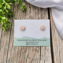 Load image into Gallery viewer, Faux Stone Hexagon | Stud Earrings | Arias Design Co