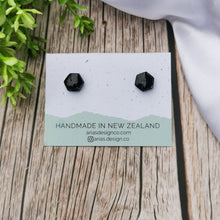 Load image into Gallery viewer, Faux Stone Hexagon | Stud Earrings | Arias Design Co
