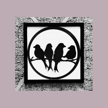 Load image into Gallery viewer, Four Birds  |  Vinyl Record Wall Art  |  Vinyl Revamp
