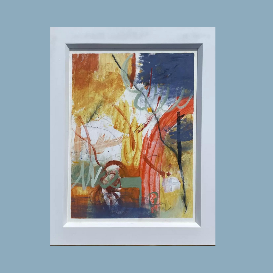 ‘Lazy Sunset’ | Framed Canvas | Tania Dally Art