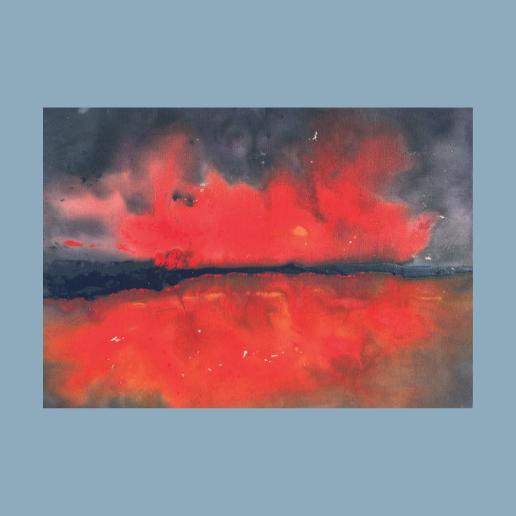 ‘Smouldering Embers of the Passing Day’ | Stretched Canvas | Tania Dally