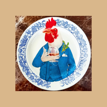 Load image into Gallery viewer, ‘Rooster’ | Vintage Plate Wall Art | Bijoux Beach
