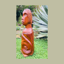 Load image into Gallery viewer, ‘Koru Wahine’ - Totara Sculpture
