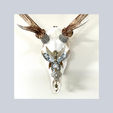 Load image into Gallery viewer, “Emerald Phoenix” | Adorned Antlers | Lisa Hoskins
