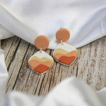 Load image into Gallery viewer, Polymer Clay Desert Earrings | Handmade Boho Jewellery | Arias Design Co
