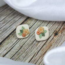 Load image into Gallery viewer, Flower Stud Earrings | Wildflower Stud Earrings | Handmade Jewellery
