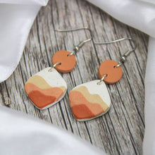 Load image into Gallery viewer, Polymer Clay Desert Dangle Earrings | Arias Design Co Handmade Earrings

