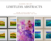 Load image into Gallery viewer, ‘Blue Horizon’ | Framed Ink Art | Limitless Abstracts

