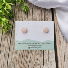 Load image into Gallery viewer, Faux Stone Hexagon | Stud Earrings | Arias Design Co
