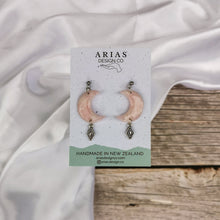 Load image into Gallery viewer, Faux Stone Luna | Earrings | Arias Design Co
