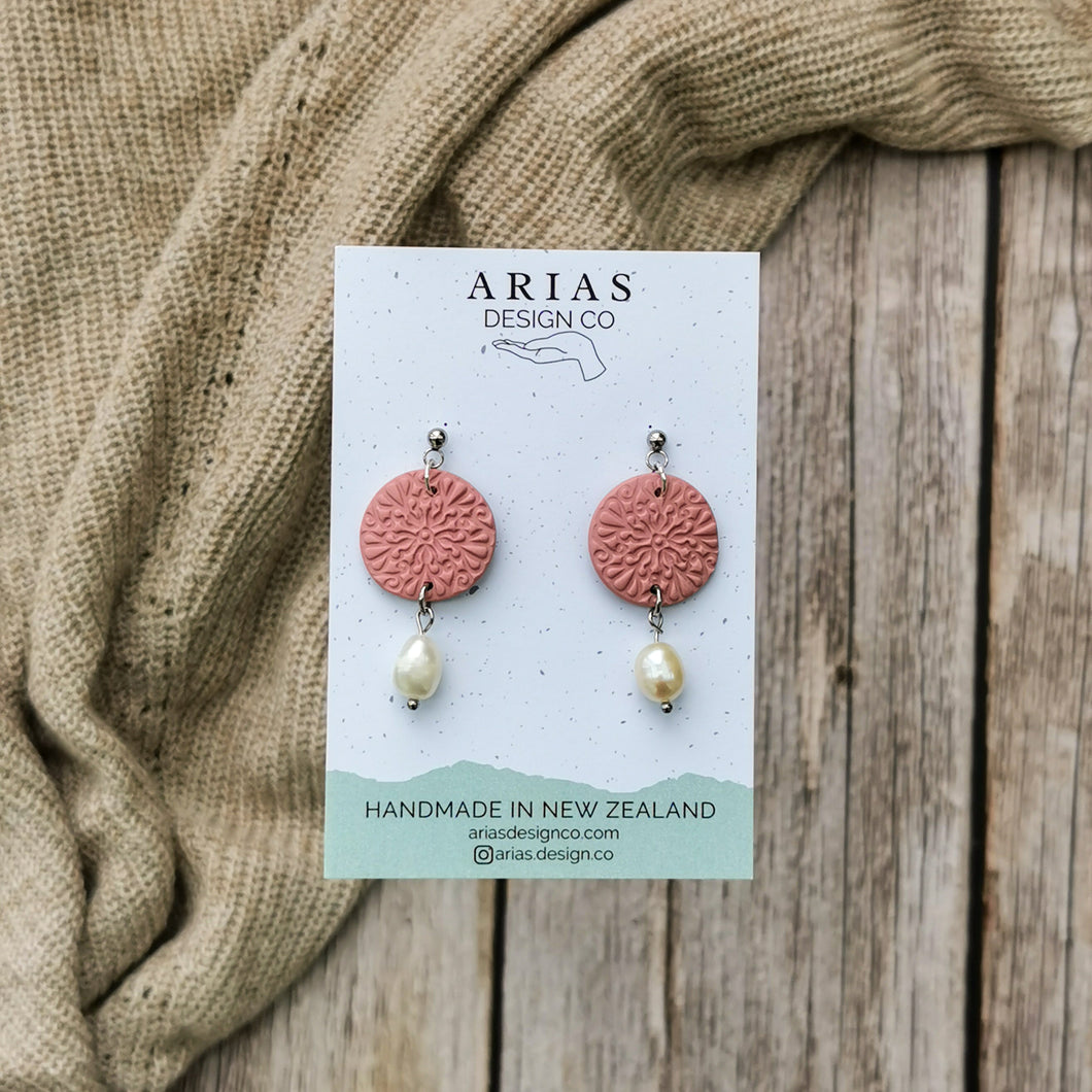 Blossom Pearl | Drop Earrings | Arias Design Co