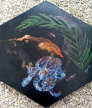 Load image into Gallery viewer, ‘Coconut Crab’ | Hexagon Wall Art | Dani Henges
